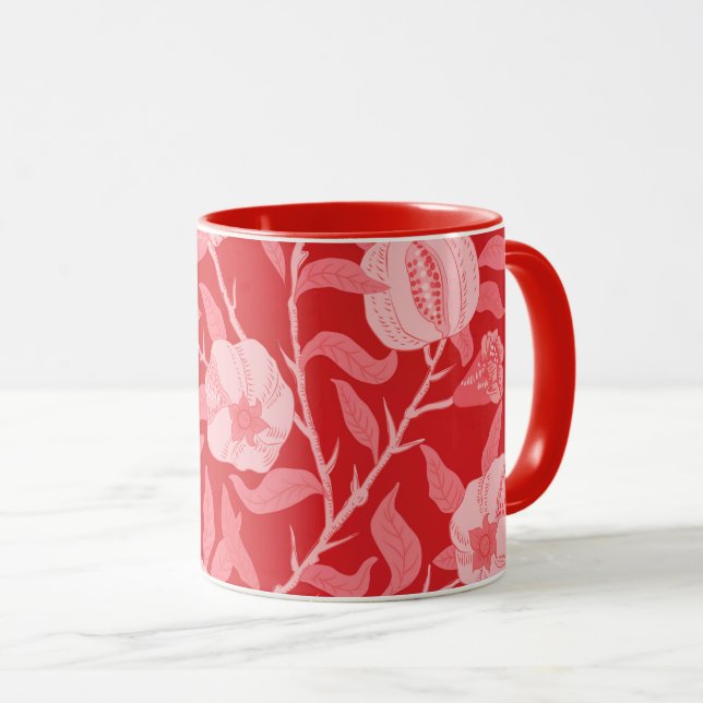 Caneca William Morris - Pomegranato (Frente Esquerda)