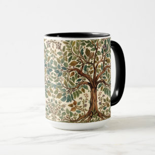Caneca William Morris Tree Of Life Vintage Pre-Raphaelite