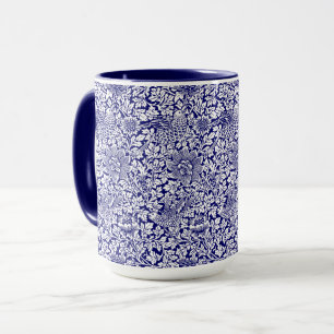 Caneca William Morris Vintage Bird & Anemone Patterno
