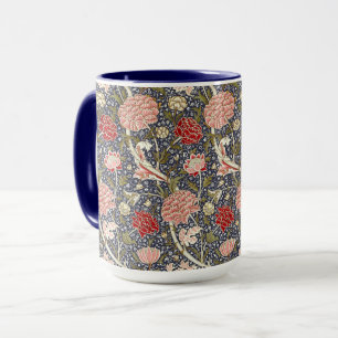 Caneca William Morris Vintage Cray Floral Patterno