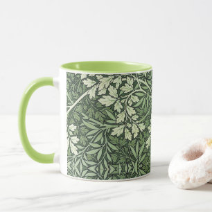 Caneca William Morris Vintage Foliage Shades de Verde