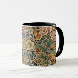 Caneca William Morris vintage Pimpernel Pré-Rafaelita