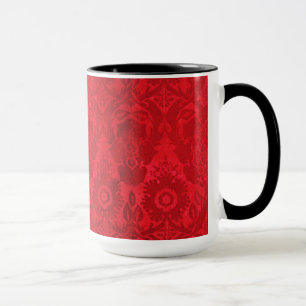 Caneca William Morris Vintage Red Stamped Velvet