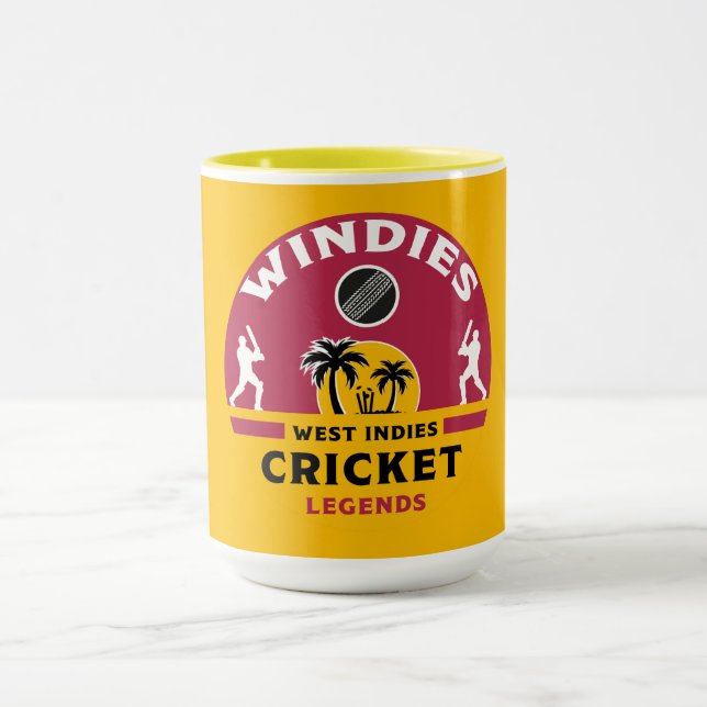 Caneca Windies Cricket | Índias Ocidentais | Estação | CA (Centro)