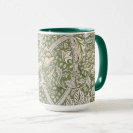 Caneca Windrush Pattern (por William Morris)