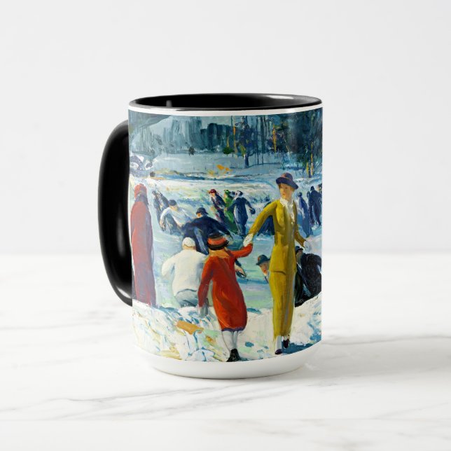 Caneca Winter Joy – Bellows Ice Skating Mug (Frente Esquerda)