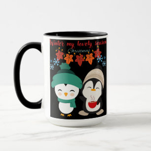 Caneca Winter My Lovely Season - Café de Natal Cozy