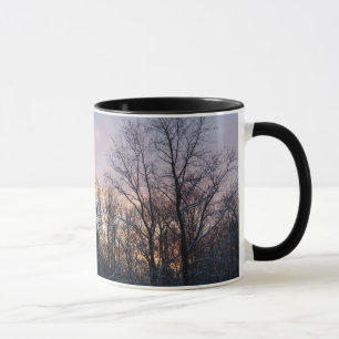 Caneca Winter Sunrise I Pastel Nature Landscape