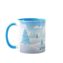 Winter Themed Feliz Natal Combo Mug
