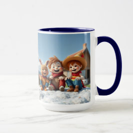 Caneca Winterfreunde im Glück