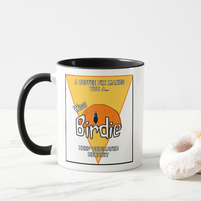 Caneca Wise birdie Mug (Com Donut)