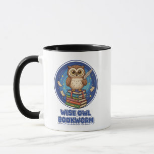 Caneca Wise Owl Bookworm