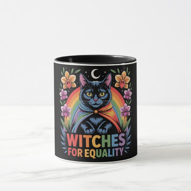 Caneca Witches For Equality Feminist (Centro)