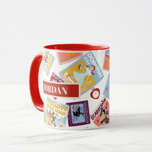 Caneca Wizard of Oz™ Character Print Toss Pattern (Frente Esquerda)