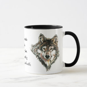 Caneca Wolf Code Cote, Wolves Animal