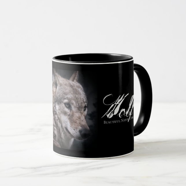 Caneca Wolf：Coffee Mug (Frente Esquerda)