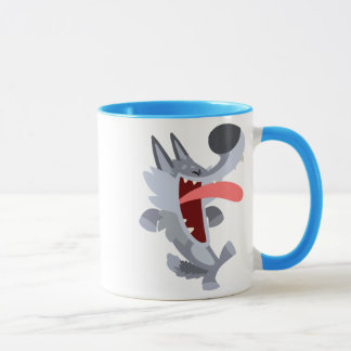 Caneca Wolf Mug, um cartoon de dança