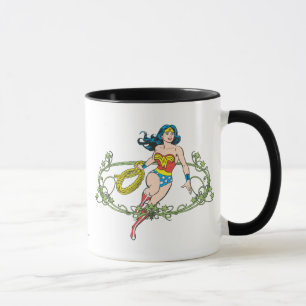 Caneca Wonder Woman Green Vines
