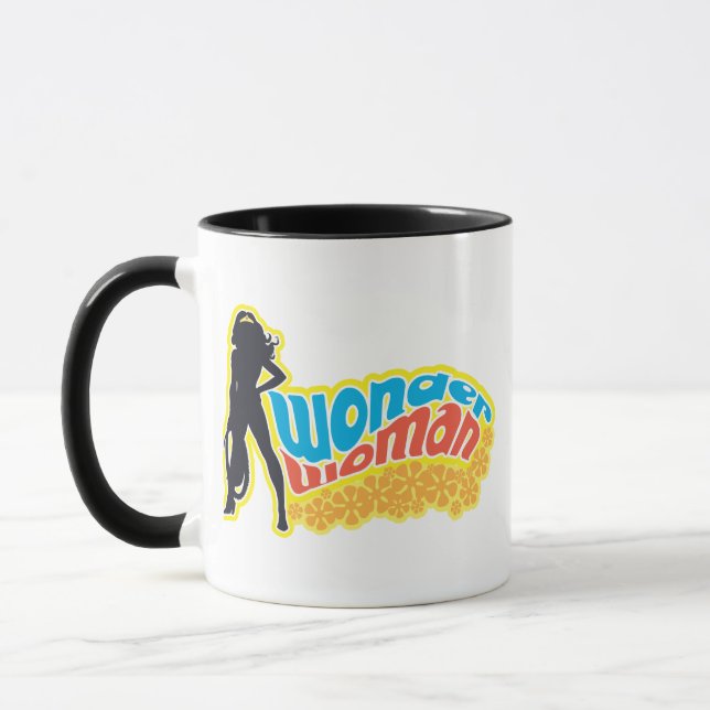 Caneca Wonder Woman Silhouette (Esquerda)