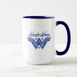 Caneca Wonder Woman Stacked Stars Symbol