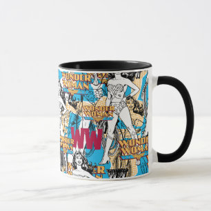 Caneca Wonder Woman Toss Pattern