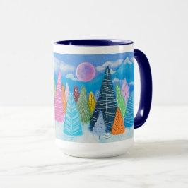 Caneca Wonderland Whimstic Forest Art