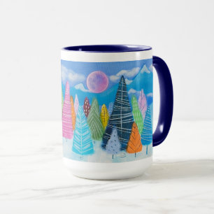 Caneca Wonderland Whimstic Forest Art