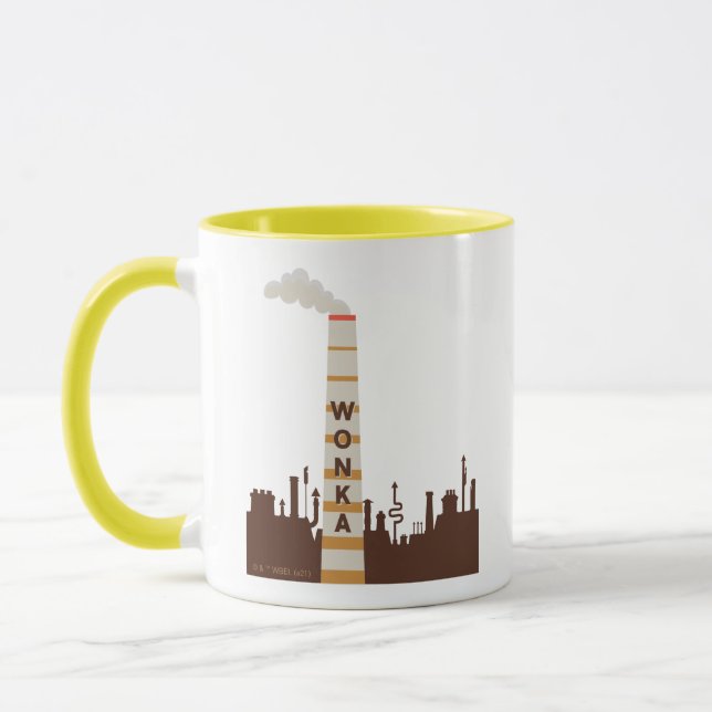 Caneca Wonka Factory Silhouette (Esquerda)
