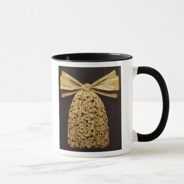 Caneca Woodcarving de um lenço (Direita)