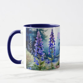 Caneca Woodland Larkspur. Larkspur Personalizado, Larkspu