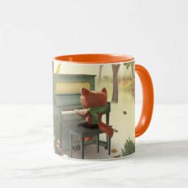 Caneca Woodland Pianist