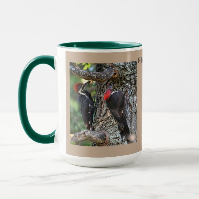 Caneca Woodpeckers de Pileated (Esquerda)