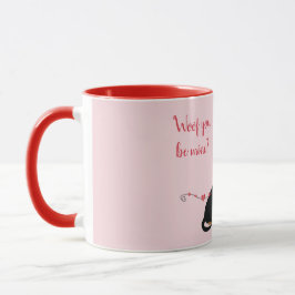 Caneca Woof You Be Mine Namorados Dogs