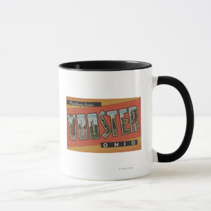 Caneca Wooster, letra ScenesWooster de OhioLarge, OH