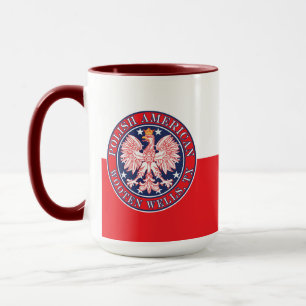 Caneca Wooten Wells Texas Polska Eagle Polonês