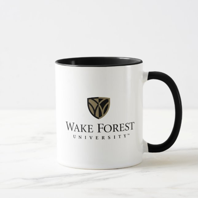 Caneca Wordmark da Universidade de Floresta acordar (Direita)