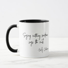 Caneca Words of Encouragement Literary Author Book Quote