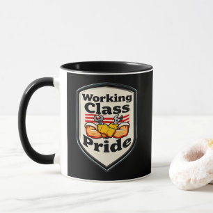 Caneca Working Class Pride Badge – Blue Collar Worker