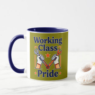 Caneca Working Class Pride Tools and Strength Design