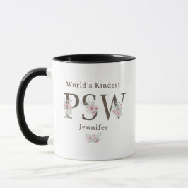 Caneca World’s Kindest  PSW Floral Christmas