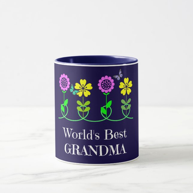 Caneca World's Best Grandma, (Centro)