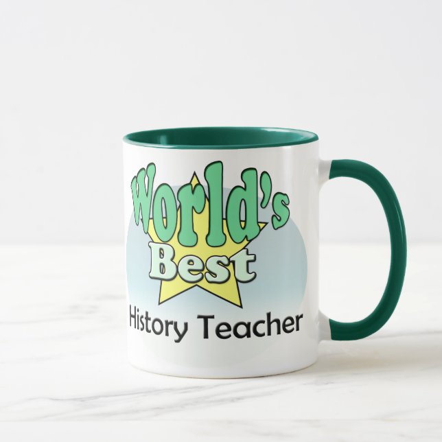 Caneca World's Best History Teacher (Direita)