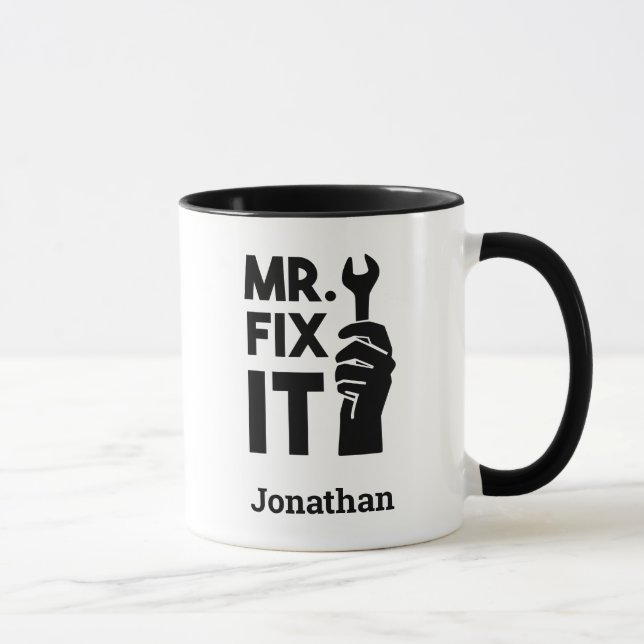 Caneca Wrench Personalizado Sr. Fix It (Direita)