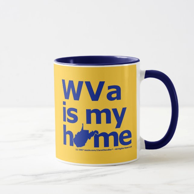 Caneca WVa é minha casa (Direita)