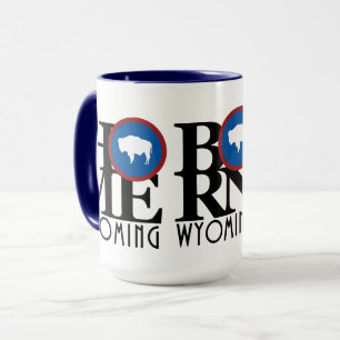 Caneca Wyoming Triple Play (Casa, Nascer, Amor) 15oz