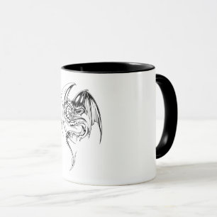 Caneca Wyvern Dragon São Criaturas Míticas Fantásticas