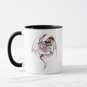 Caneca Wyvern Dragon São Criaturas Míticas Fantásticas