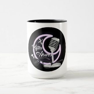 Caneca X após horas de podcast