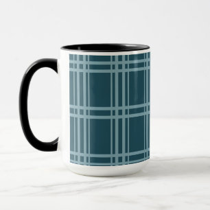 Caneca Xadrez azul
