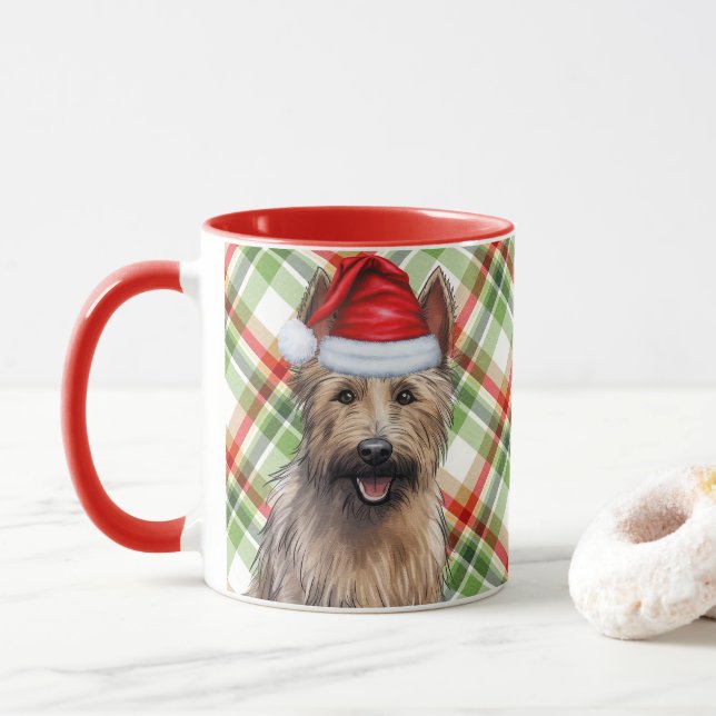 Caneca Xadrez Berger Picard Holiday do Dog Lover (Com Donut)